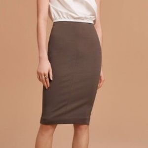 Wilfred Lis Pencil Skirt Knit Heather Nep Fabric